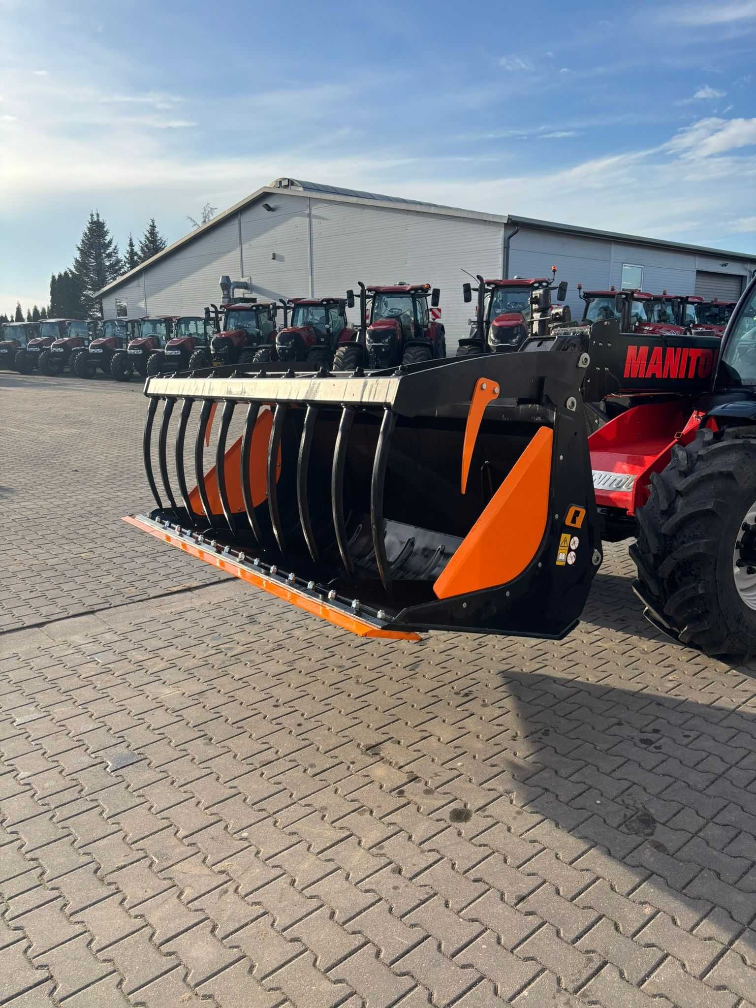 Łyżko krokodyl Quicke XL 2,5m mocowanie Manitou