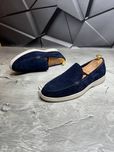Лоферы замшевые мужские LORO PIANA Lux ROYAL! Натуральная Замша! ХИТ!