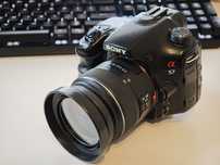 Sony Alpha SLT-A57 + obiektyw SAL1855 + dwa filtry + Etui