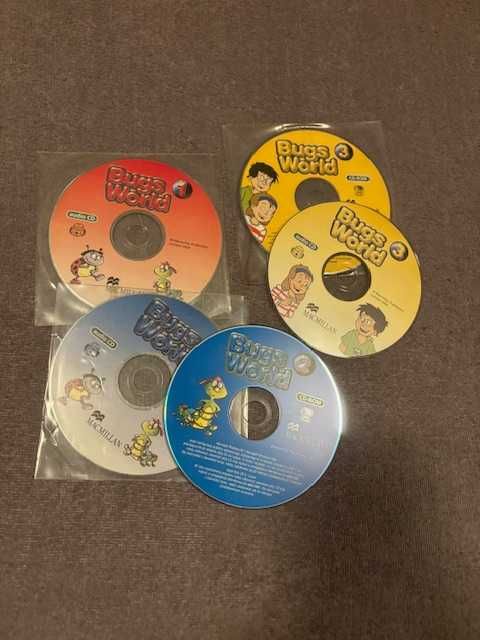 Bugs World Macmillan - 1, 2 ,3 cd rom i audio cd