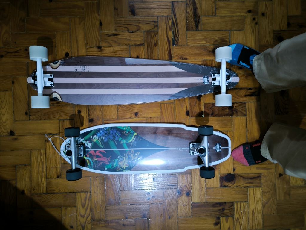 Surf Skate + Longboard Oxelo Decathlon NOVOS