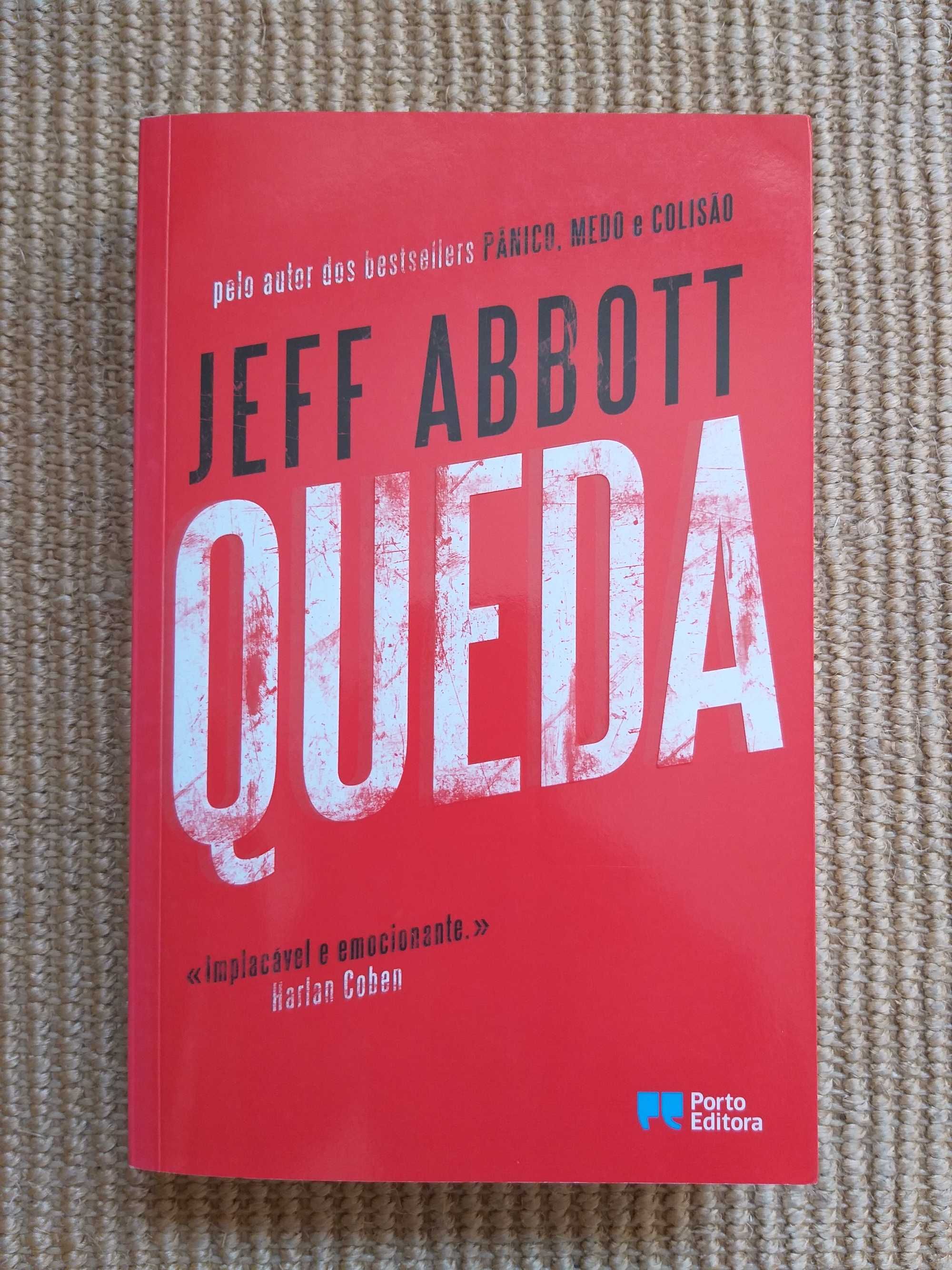 Livro "Queda", de Jeff Abbott