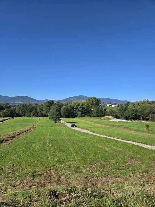 Działka z pięknym widokiem pod Magurką Wilkowicką, 1132 m2, budowlana.
