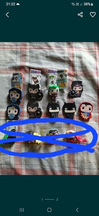 Figurki kinder joy DC Universal Harry Potter
