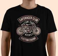 T-shirt Black CAFERACE - 100% algodão
