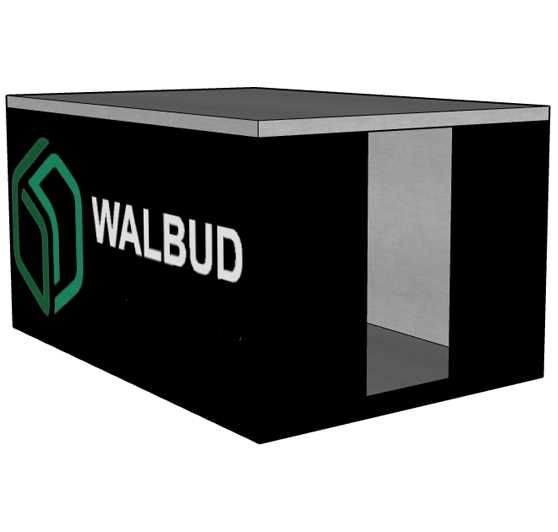 Piwnica betonowa bunkier ziemianka beton B-25, transport HDS + montaż