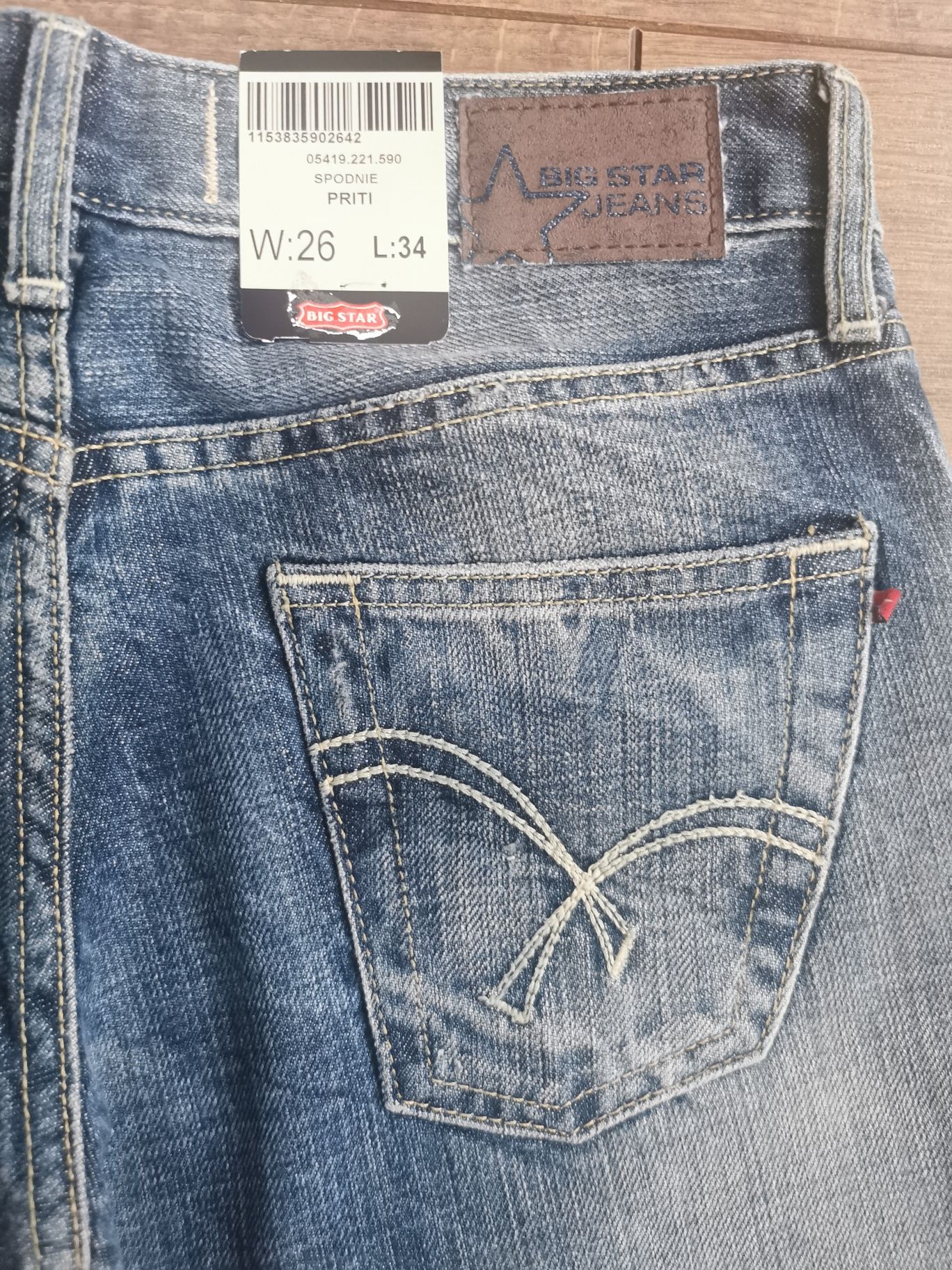 Spodnie jeansowe damskie Big Star W26 L34