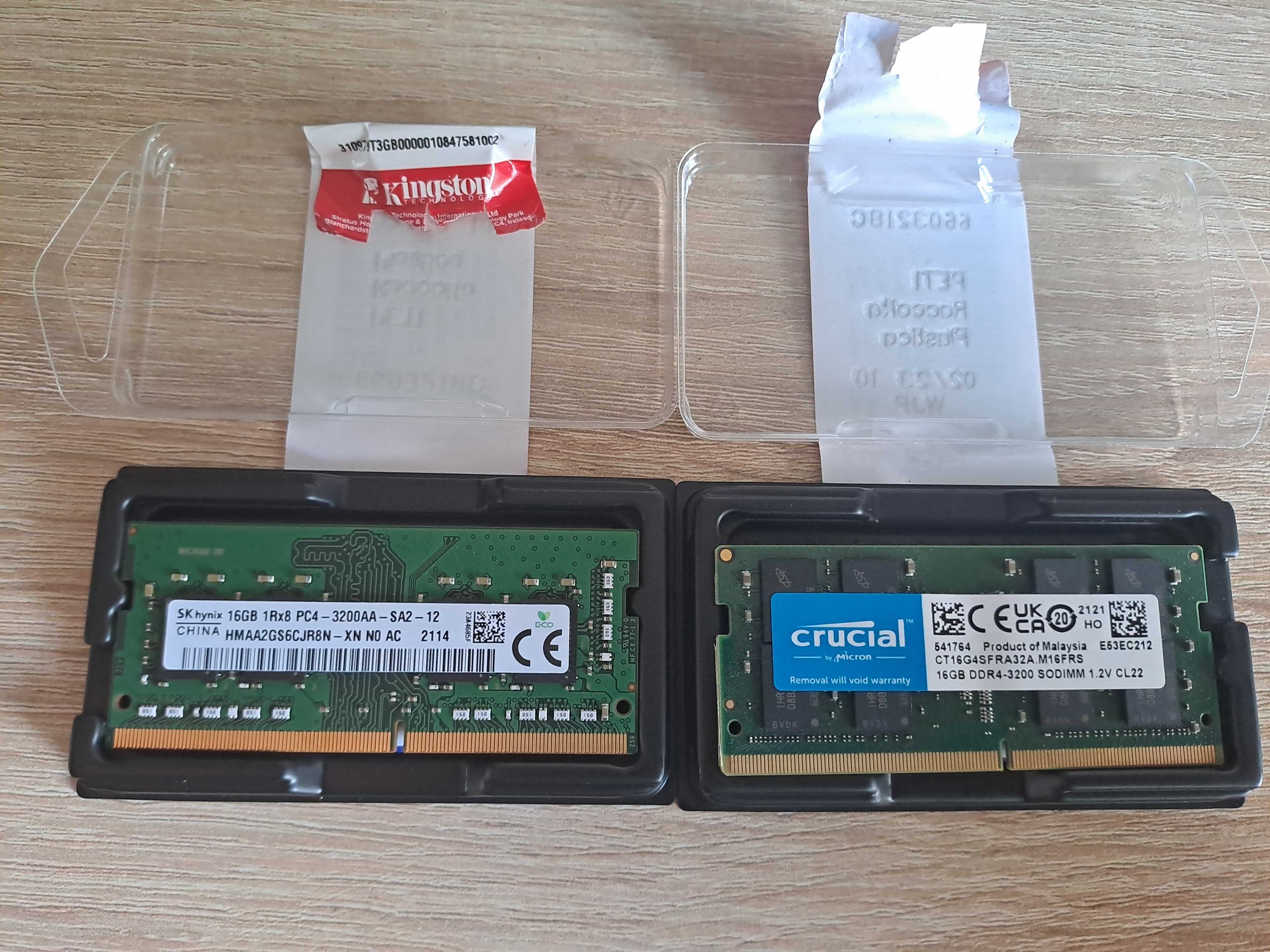 Pamięć Ram SODIM 32 GB (2x16gb) Crucial/Hynix DDR4