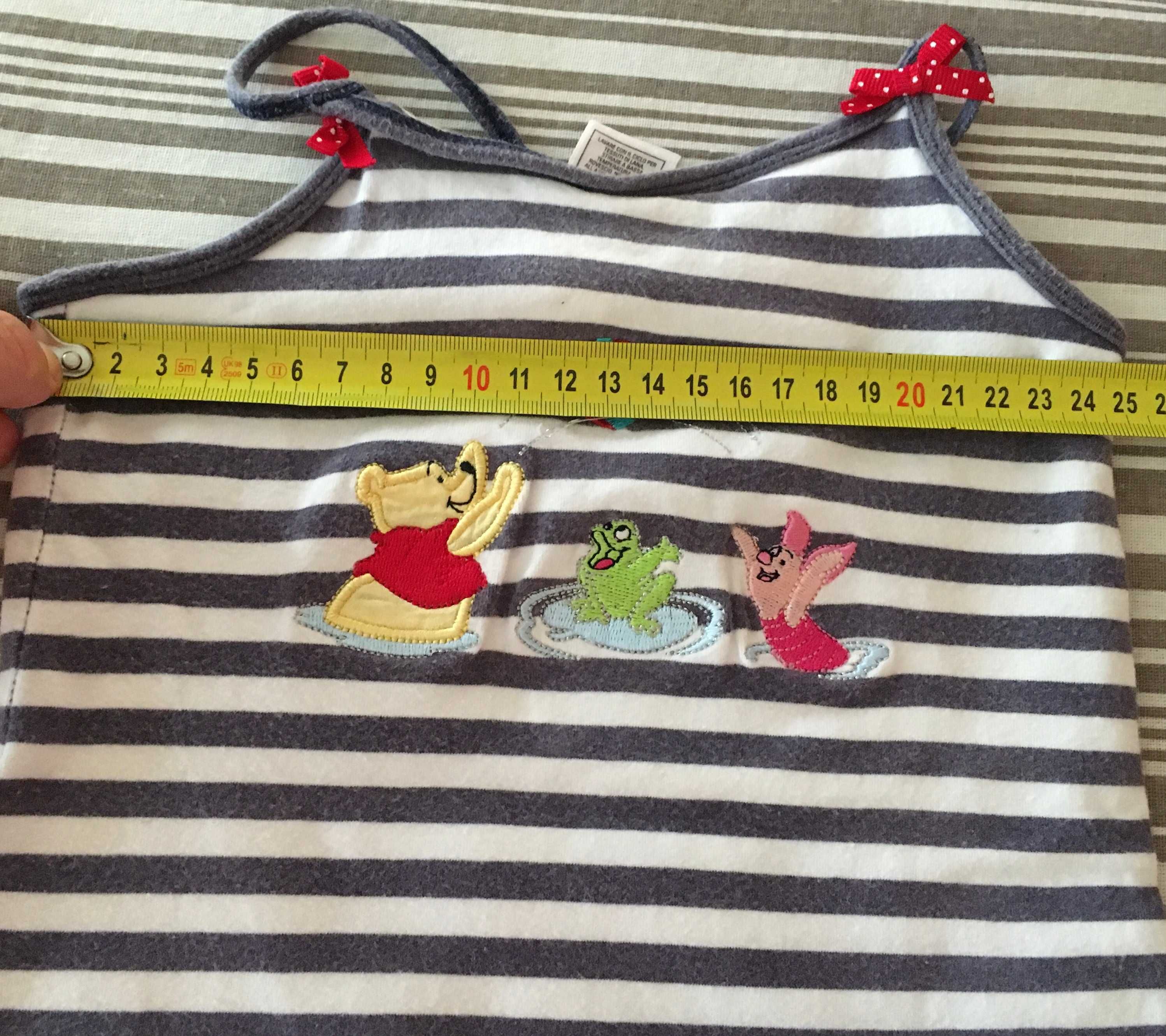 Body, letni kombinezon Kubuś Puchatek i Prosiaczek Disney Store r. 92