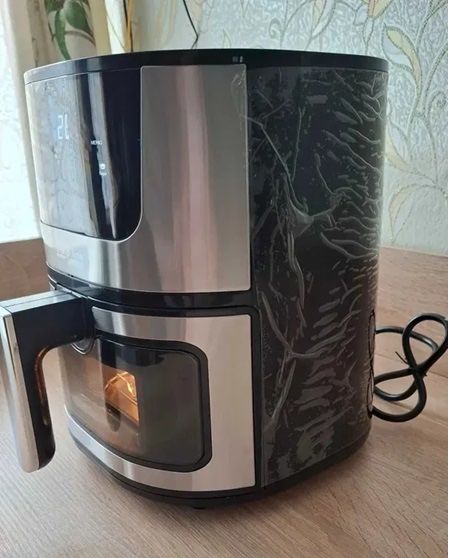 Жаровня аерогриль мультипечь фритюрница Zepline ZP - 142 8 л 4200 Вт