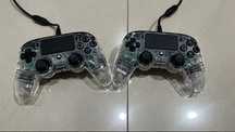 2x Kontrolery NACON Compact Zielony Przezroczysty (PS4/PC)