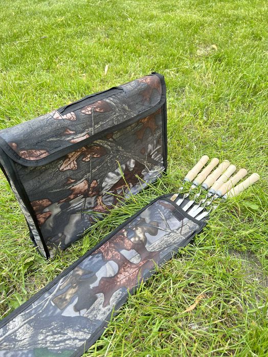 Mangal Gril składany Mangal walizka Szaszlyki na 6 szampurów мангал