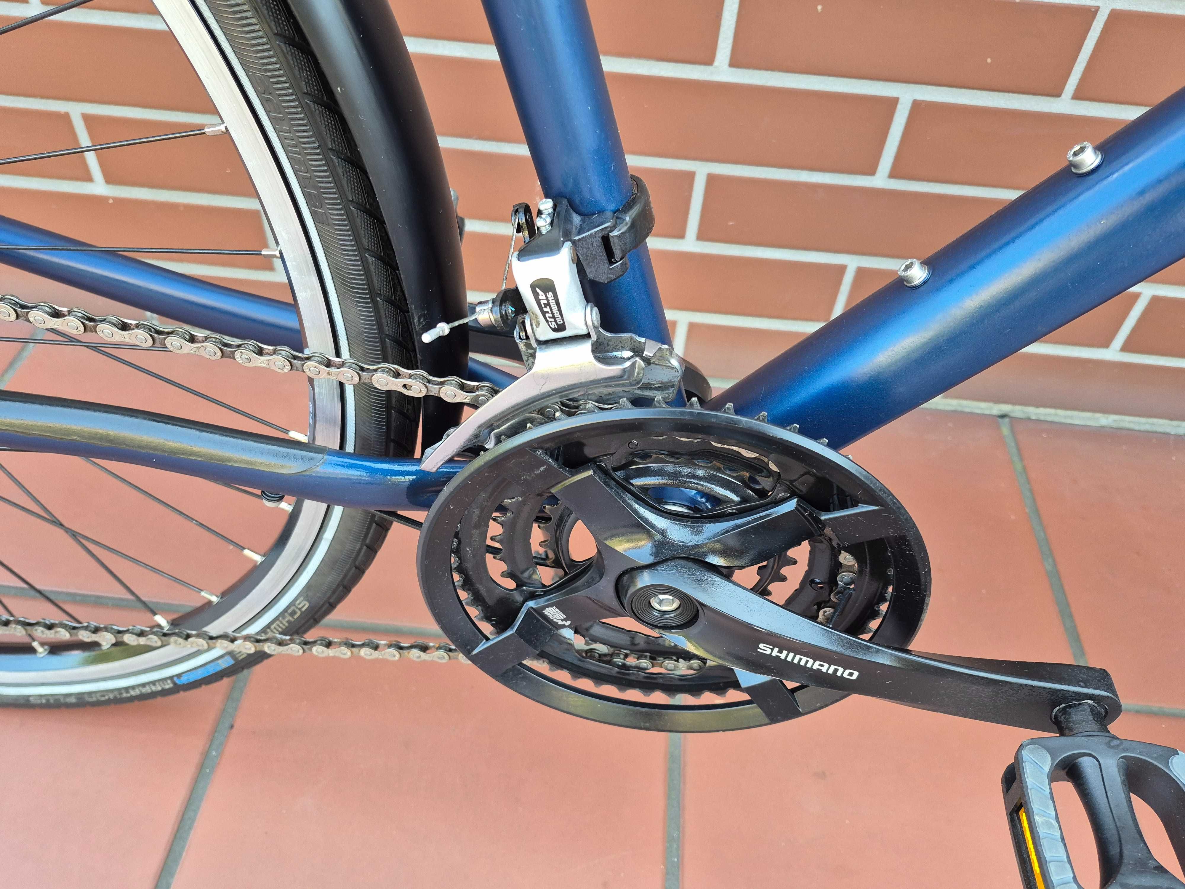 Rower niemiecki Rabeneick Rama 55cm Shimano Deore