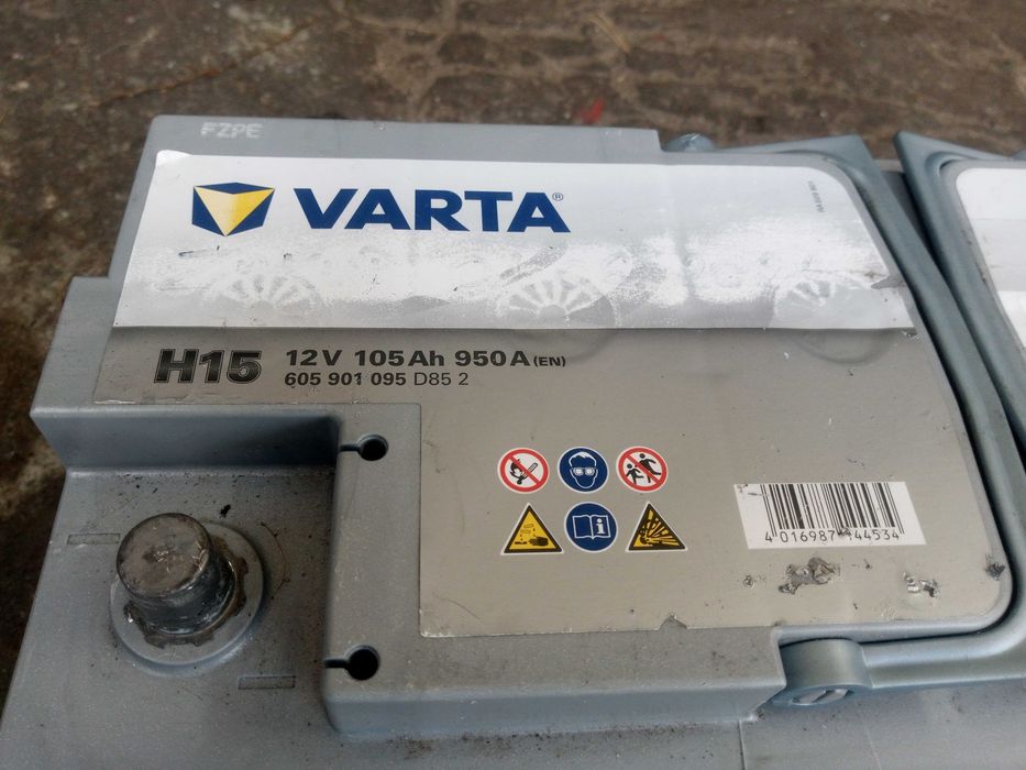 Akumulator agm Varta 105ah 2022rok