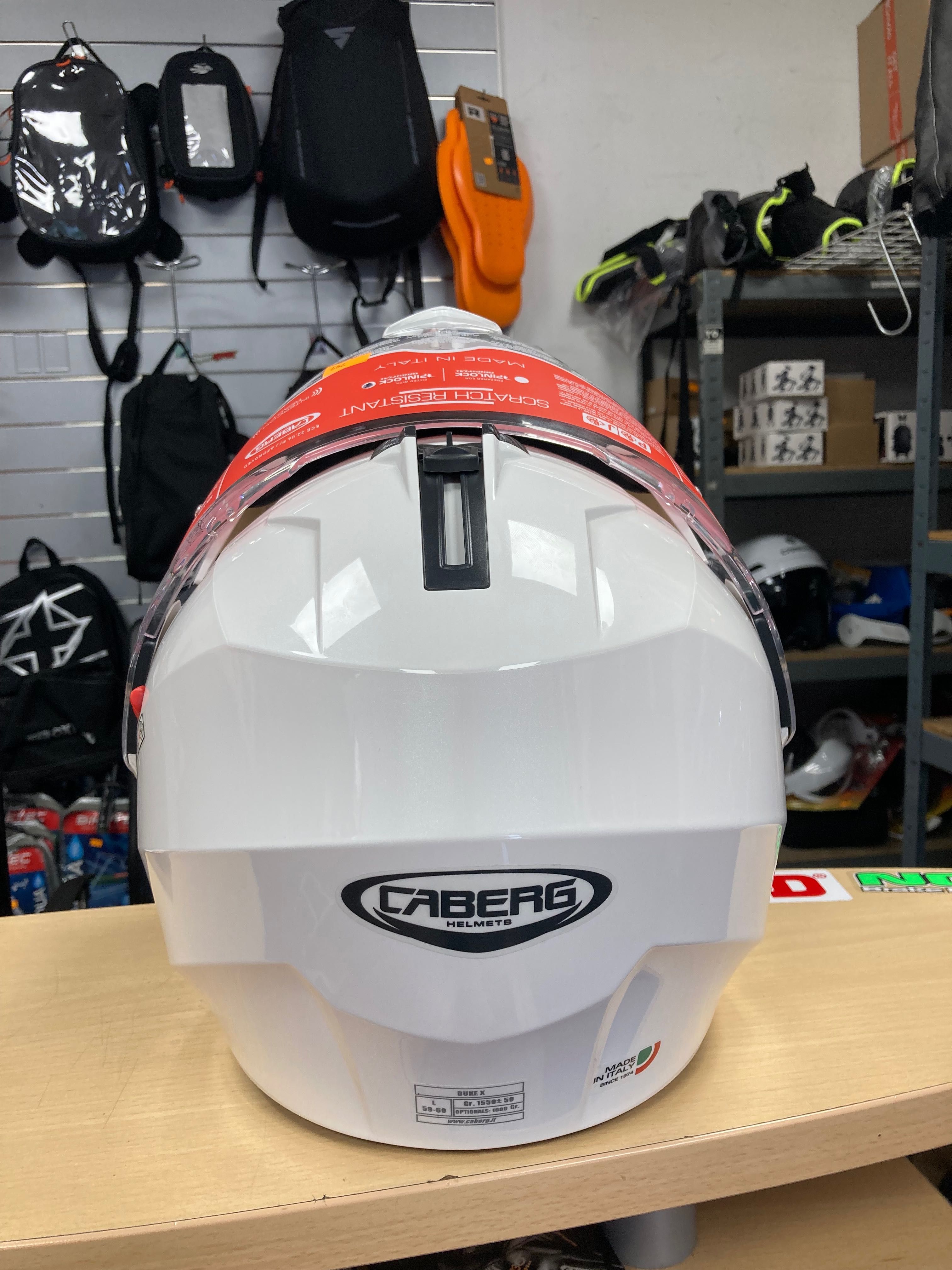 Kask Szczękowy Caberg Duke X Biały. Blenda Pinlock. HIT! 22.06