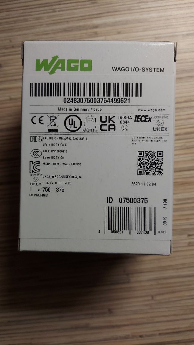 Interfejs sieciowy Wago 750-375 Profinet IO *NOWY*