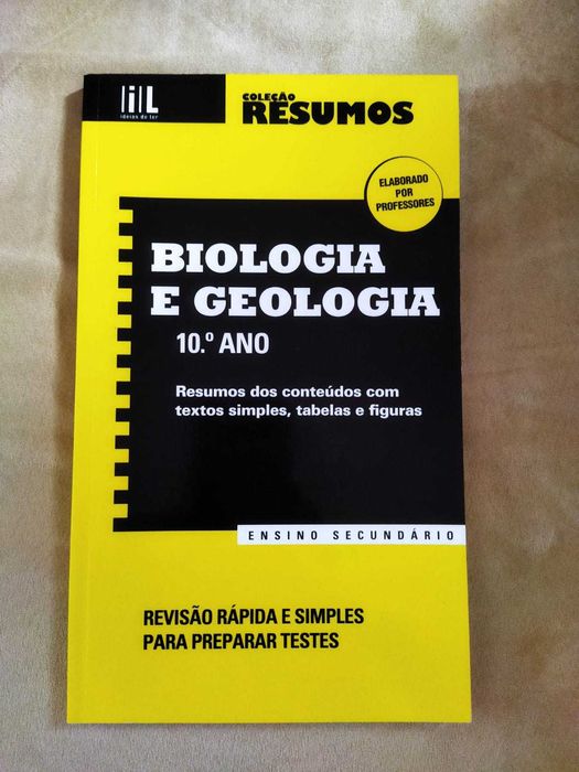 Livros 10/11ºano Biologia e geologia e Português