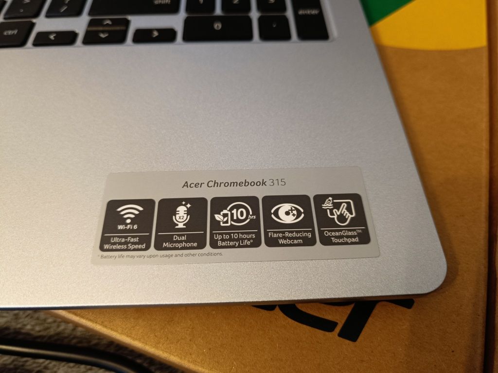 Laptop Acer Chromebook 315 N4500/8GB/128/FHD ChromeOS jak nowy