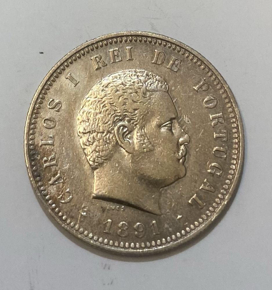 Moeda 200 Reis D CARLOS I - 1891