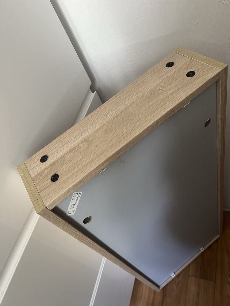 Ikea szafka Godmorgon goodmorgon z drzwiami slim dąb bejcowany