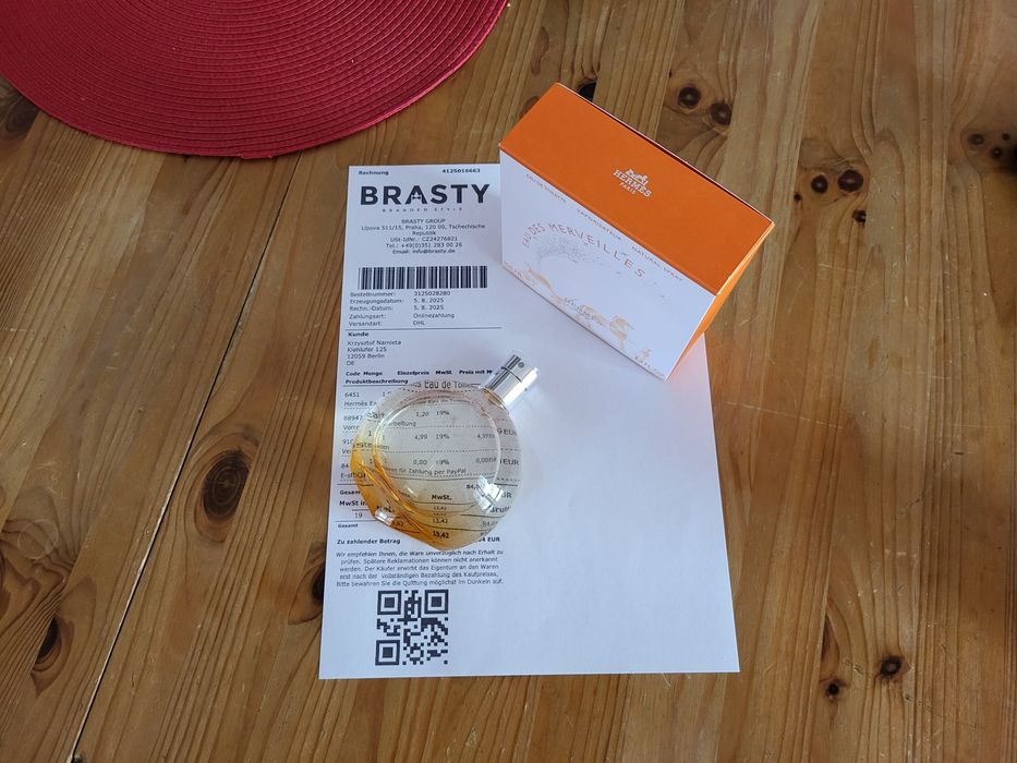 Hermès "Eau des Merveilles" EDT 70ml. luksusowy zapach, oryginał 100%