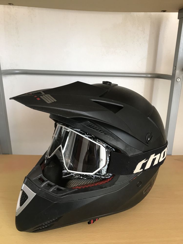 Capacete CMS c/ óculos THOR incluídos