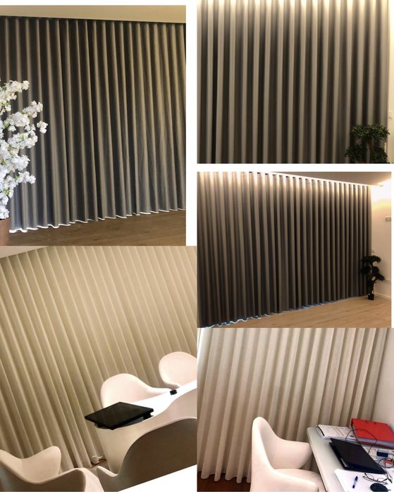 Cortinas e rolos todos feitos por medida