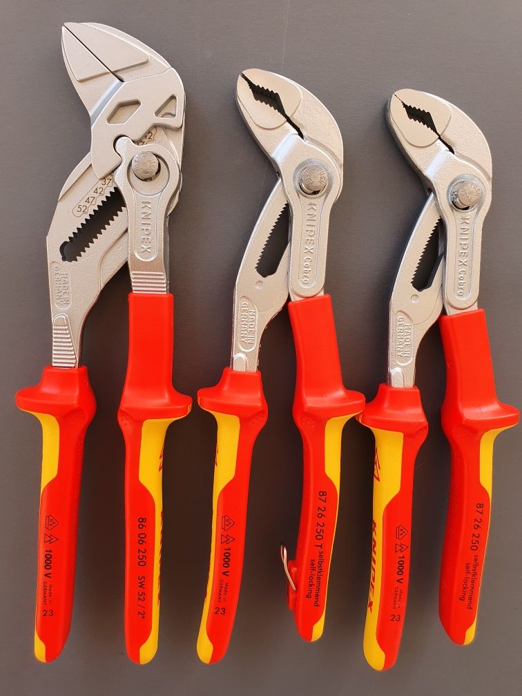 Knipex, інструмент електрика, кусачки, плоскогубці, утконоси