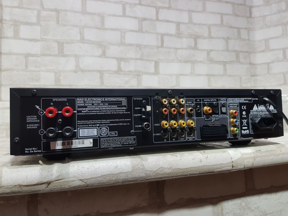 Ресивер,програвач DVD дисків, NAD L54 *2x50 Вт, б/у з Німеччини