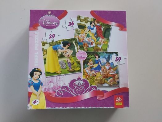 TREFL PUZZLE Śpiąca Królewna Disney - zestaw - 3 komplety