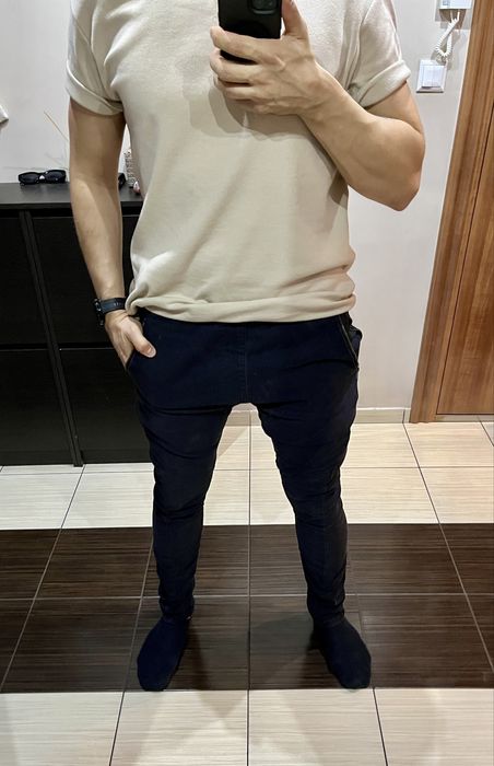 Spodnie slim fit 7 par (house,bershka,reserved,cropp)