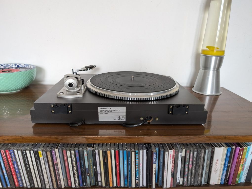 Telefunken CS10 gramofon, półautomat, direct drive, vintage lata 80te