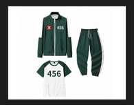 Stroj Dres 3 szt. SQUID GAME 456 rozm 158