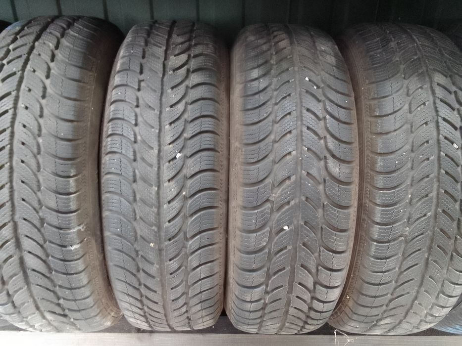 Cena za 4 Opony zimowe 185/65r15 DĘBICA 6mm