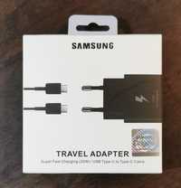 Nowa Ładowarka SAMSUNG z kablem USB typ C do C (szybkie ładowanie) 25W