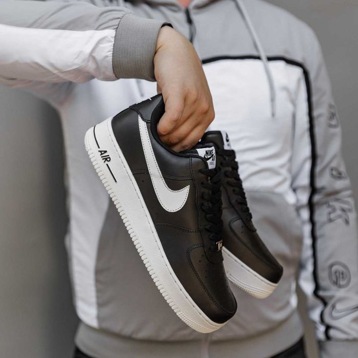 Кросівки Nike Air Force 1 Black-White premium