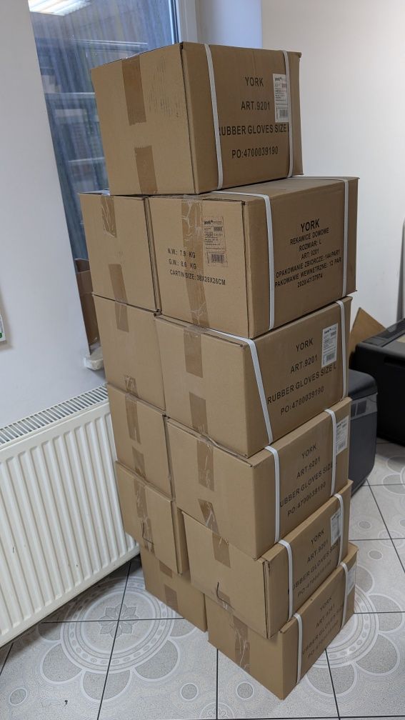 Rękawice gumowe gospodarcze York