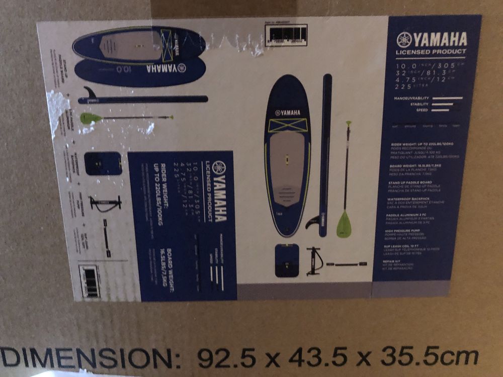 Prancha de Paddle Insuflável  YAMAHA 10.0 NOVA