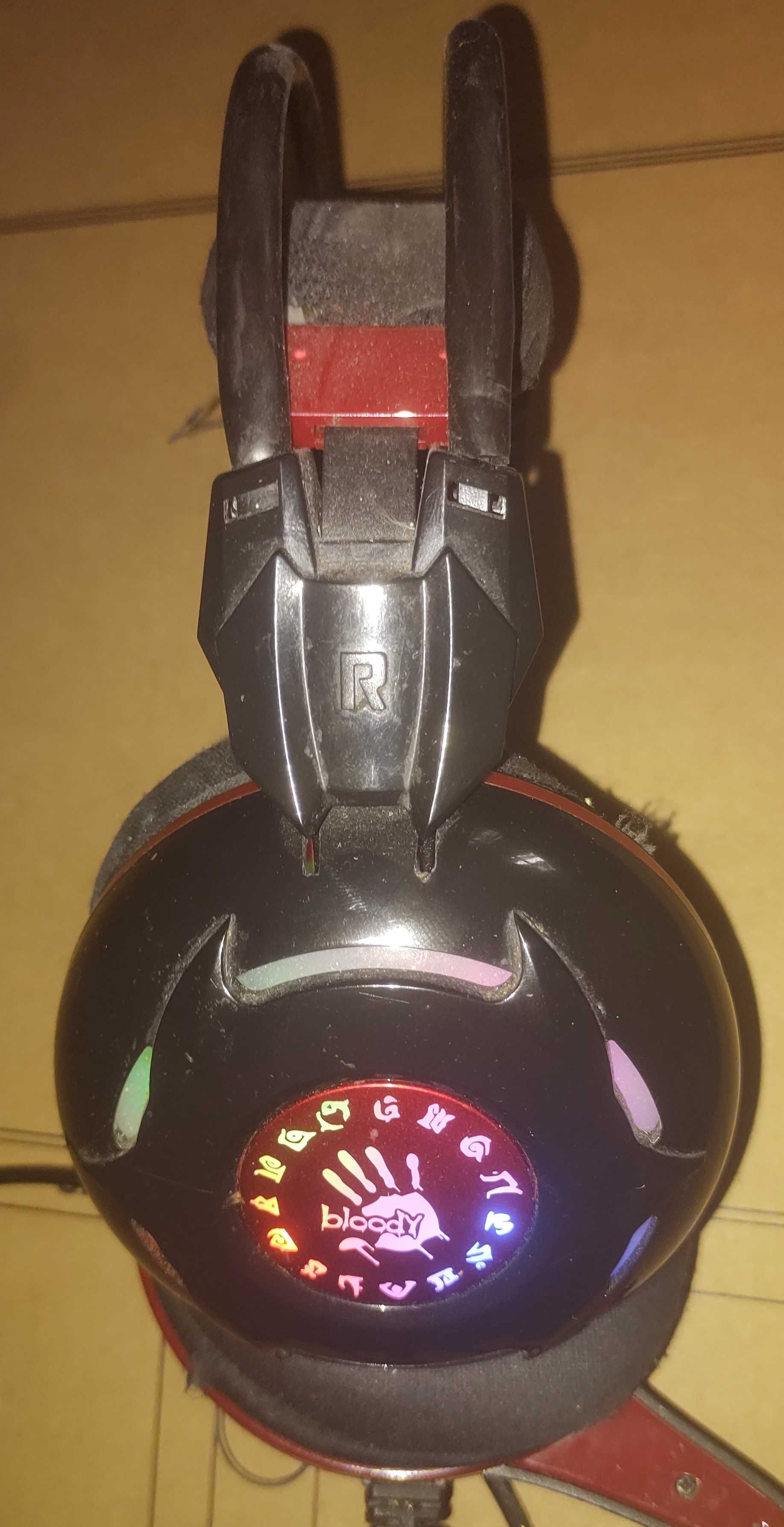 Навушники Bloody G300 Black/Red