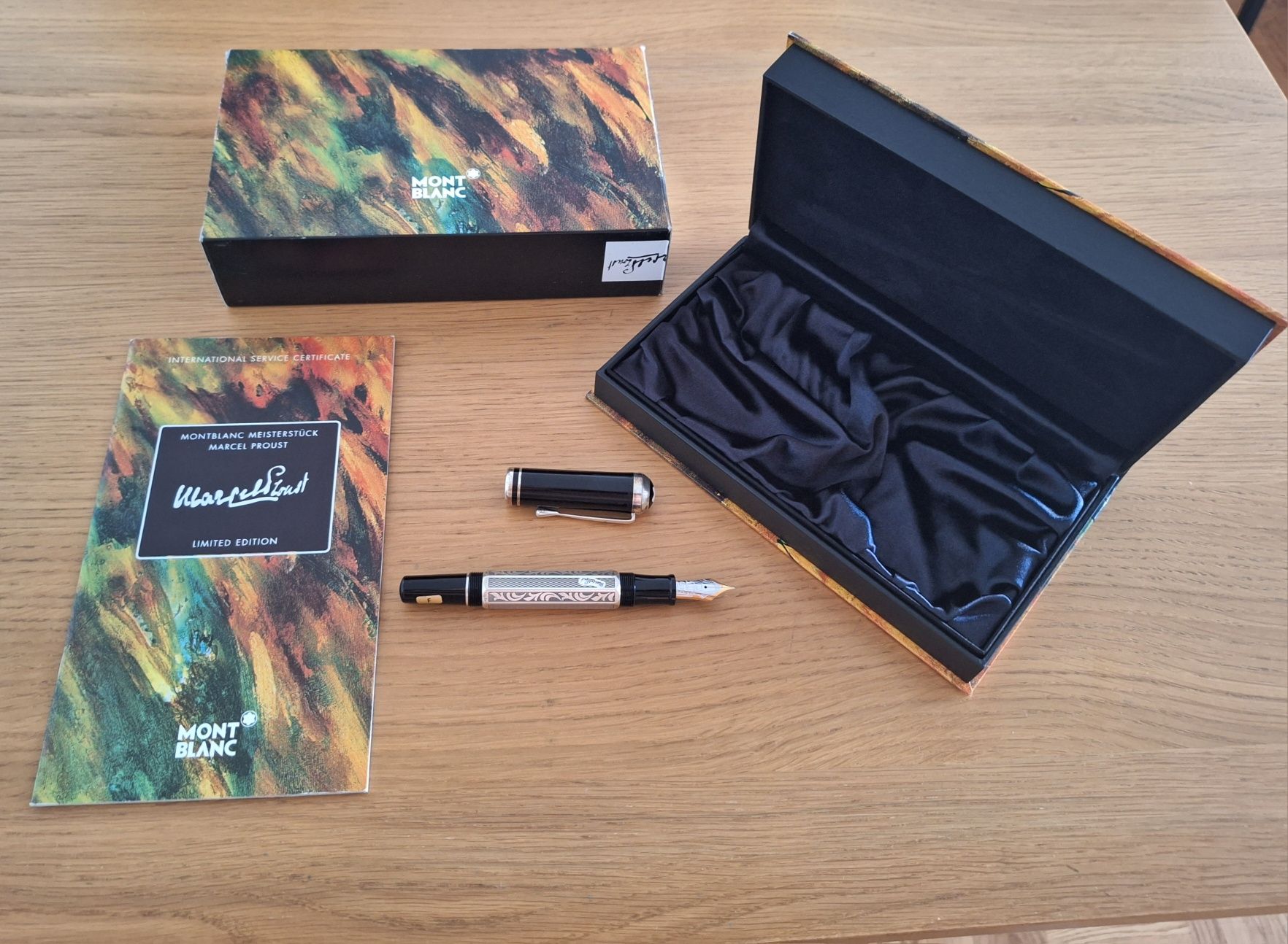 Caneta Vintage Montblanc Marcel Proust Fountain Pen Limited Edition