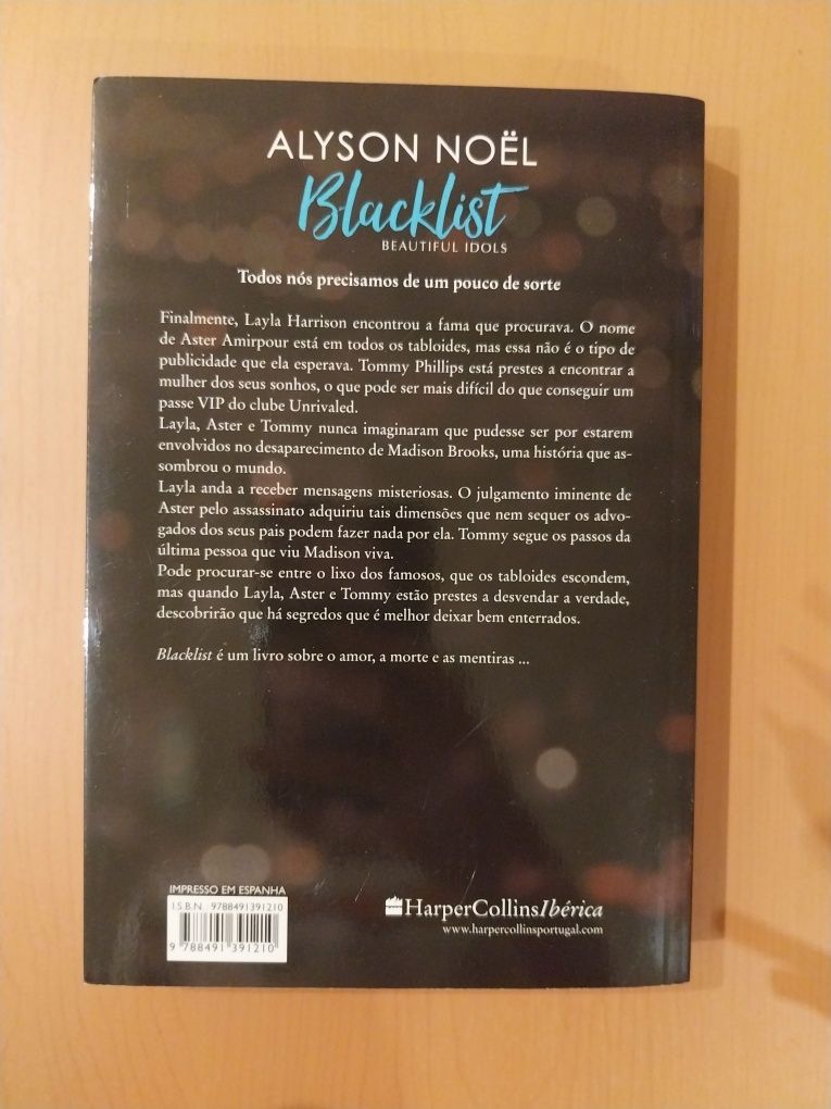 Livro Blacklist.