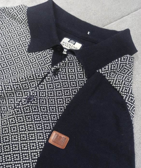 Вязаний поло лонгслів Weekend Offender розмір М