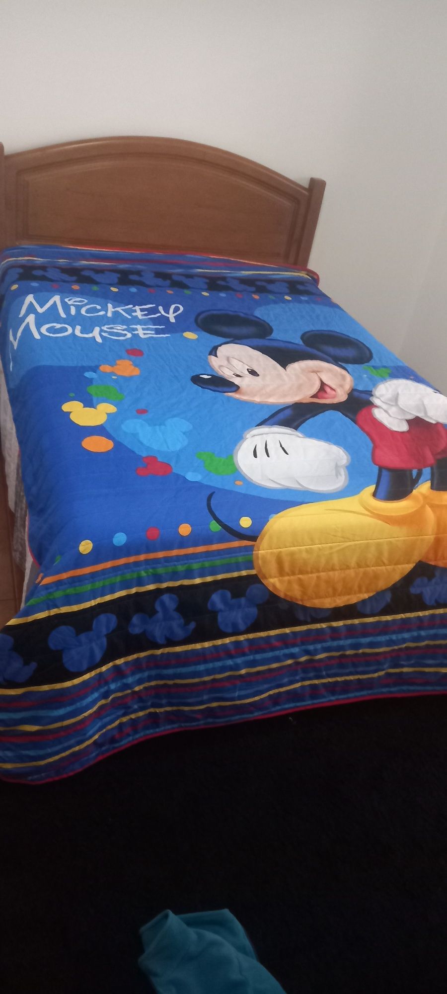 Colcha + tapete do Mickey