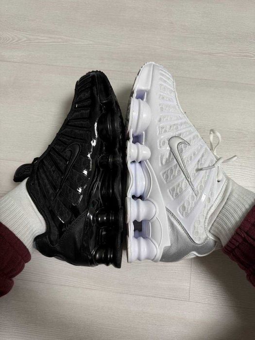 Nike Shox TL в білому та чорному кольорі/36-45р.