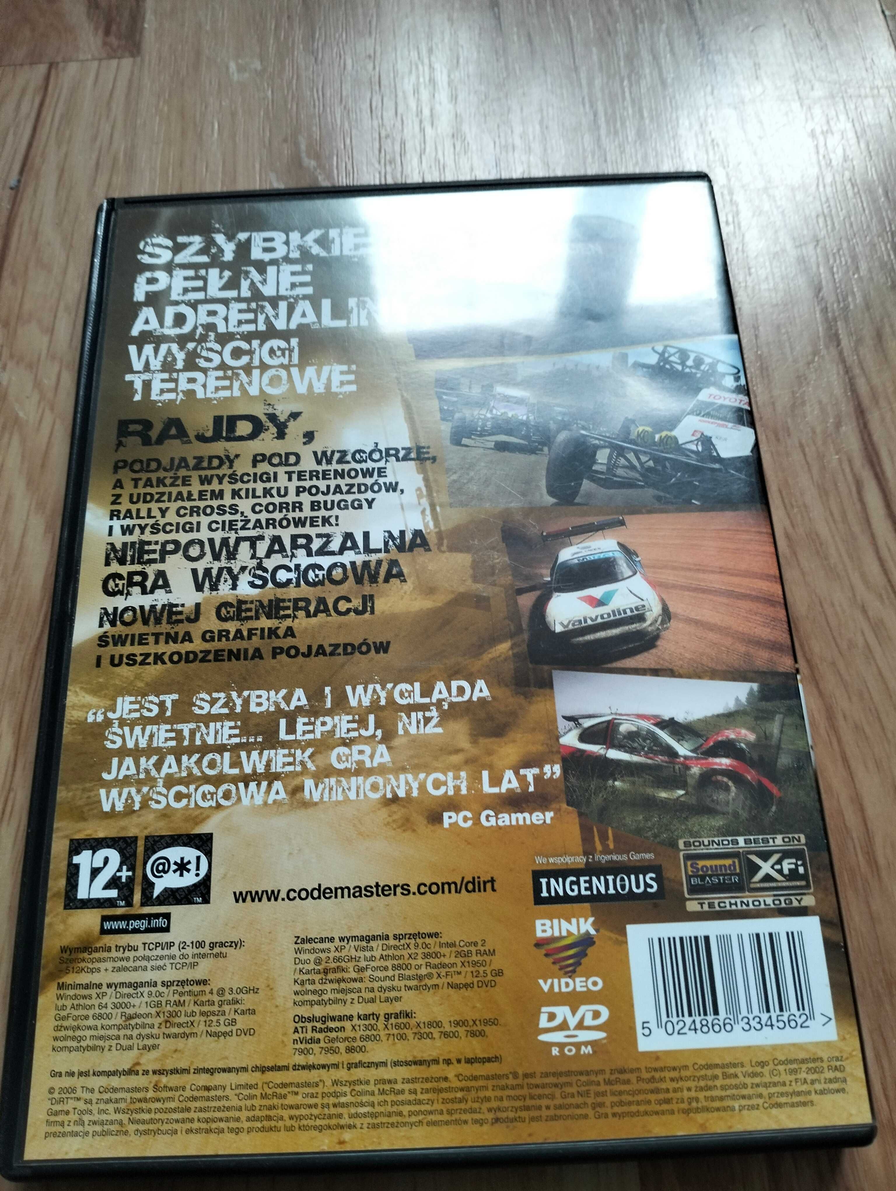 Gra Colin McRae Dirt polska wersja PC