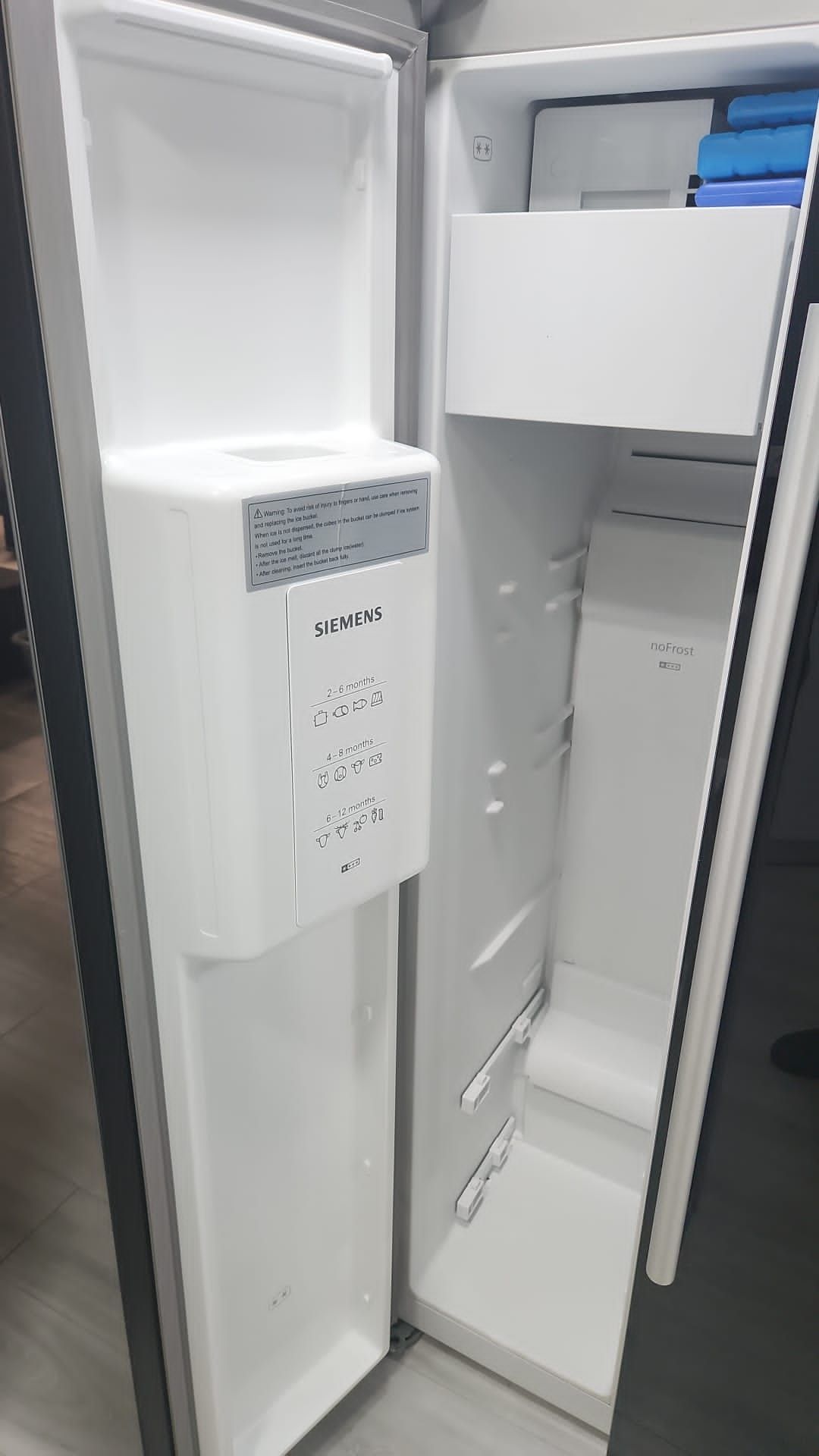 Frigorífico americano siemens ler descrição