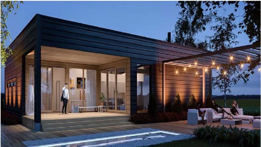 Casa de Madeira, T.3 Bungalow, Pré-Fabricada