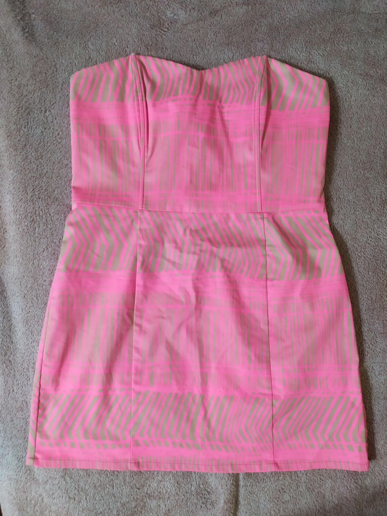Sukienka bez ramiączek, h&M, XL, bawełna