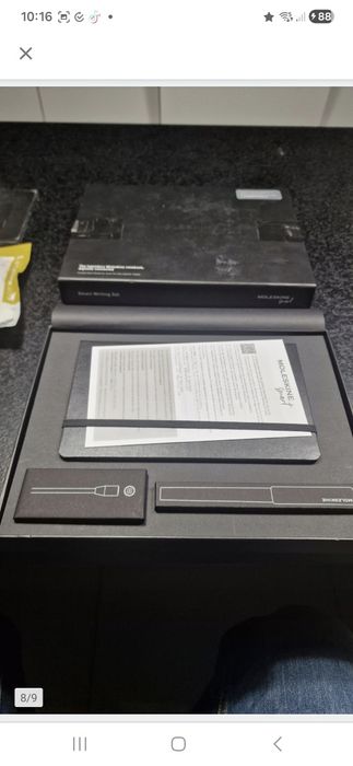 Zestaw piśmienniczy z notesem Moleskine