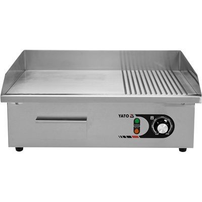 Płyta Grillowa 2/3 Gładka 55Cm 3Kw Yato